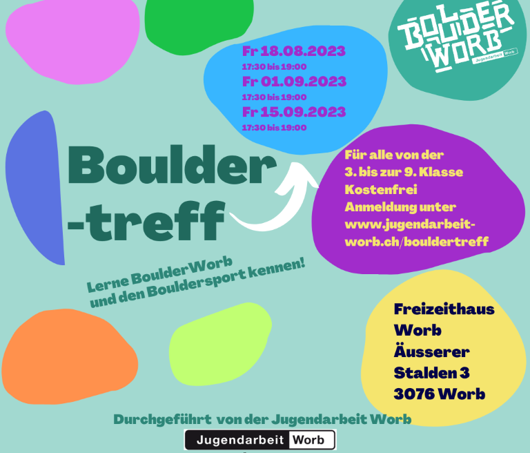 Bouldertreff (01.09.23–01.09.23)