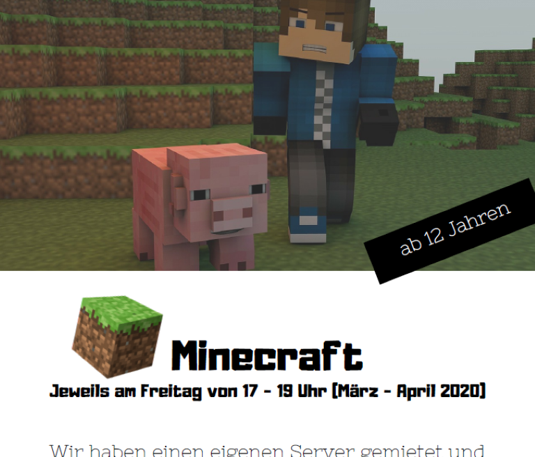 Minecraft (01.04.20–30.04.20)